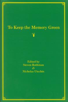To Keep the Memory Green cover