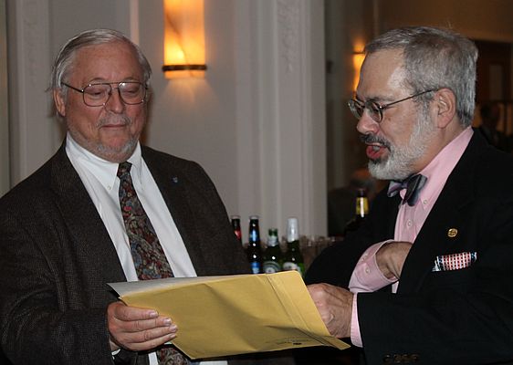 Peter Calamai receives the 2012 Morley-Montgomery award