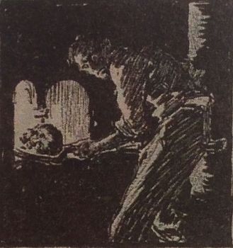 Steele: Shoveling skull into furnace (Shoscombe Old Place)