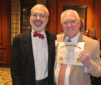 Leslie S. Klinger receives the 2018 Morley-Montgomery Award