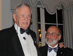 Michael Whelan and Michael Kean at the 2019 BSI Dinner