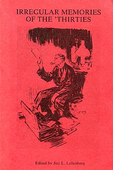 Irregular Memories of the 'Thirties cover