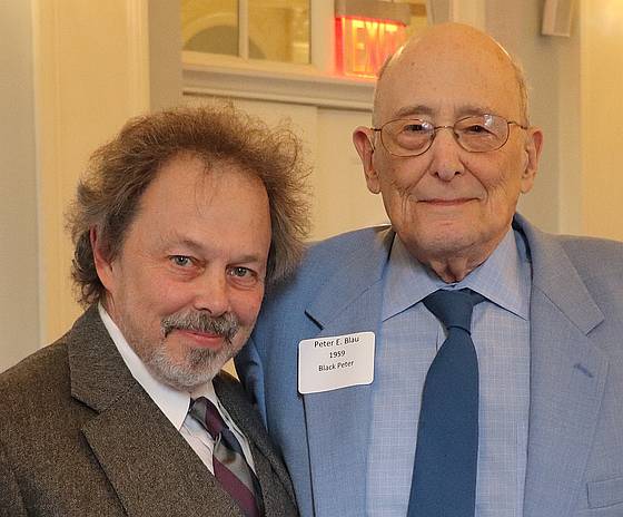 Curtis Armstrong and Peter E. Blau at the 2022 BSI Luncheon