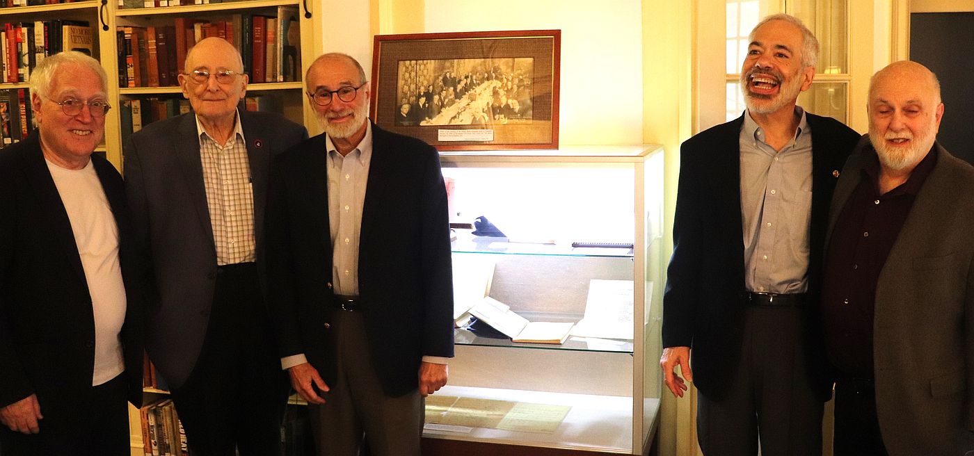 Some contributors to the BSI 90th Anniversary Display Cases