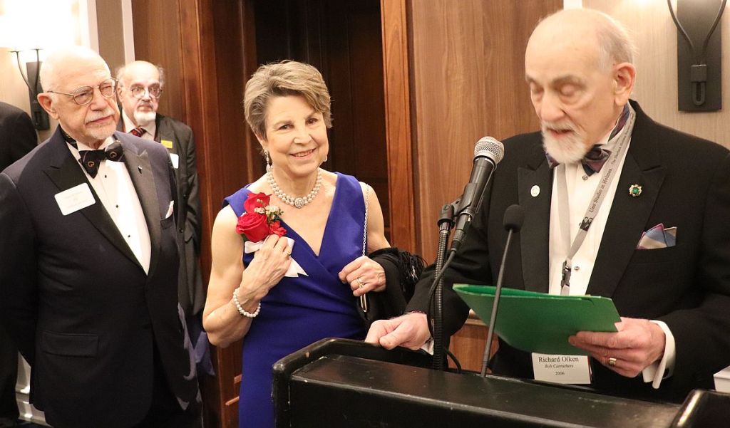 Ellen Pfeiffer is honored as The Woman 2025, with Daniel Polvere and Richard Olken